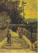 Vincent Van Gogh Small way in Montmartre France oil painting artist